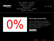 Tablet Screenshot of ducatiomaha.com
